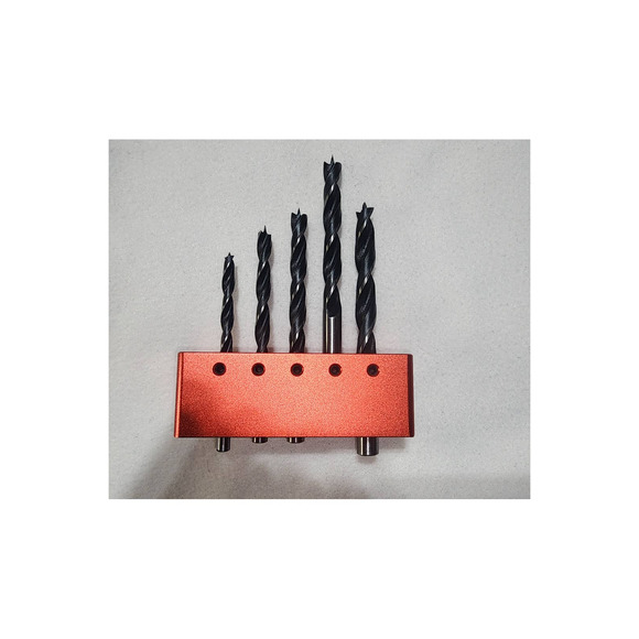 drill bit guide with drill bits. - Picture 2 of 6